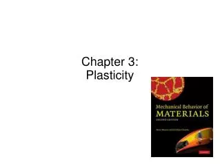 Chapter 3: Plasticity