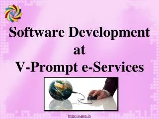 Software Development at V-Prompt e-Services