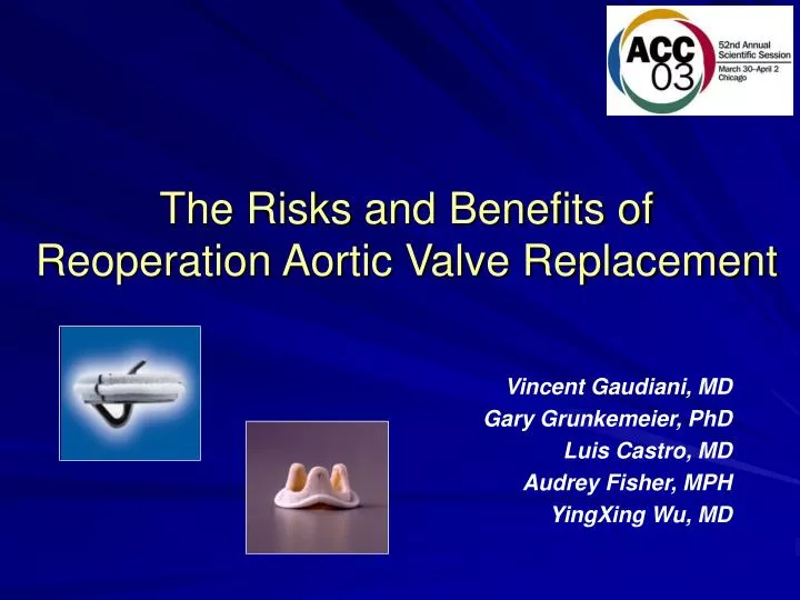 the risks and benefits of reoperation aortic valve replacement