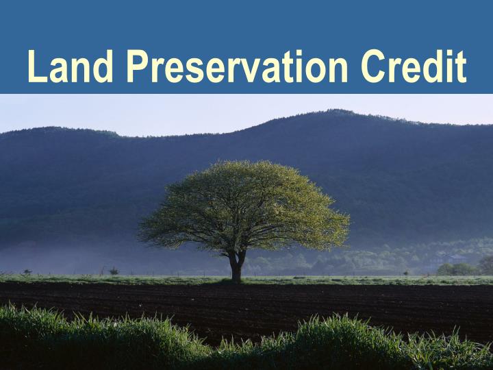 land preservation credit