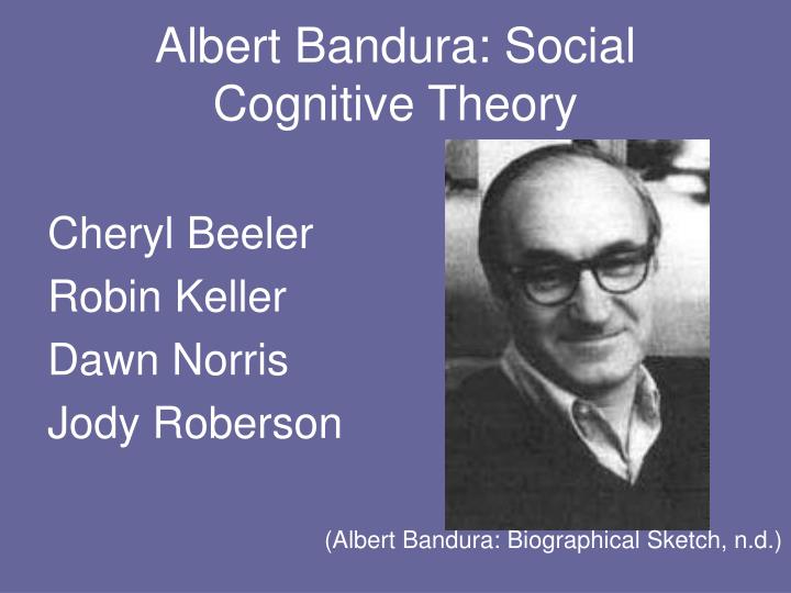 albert bandura social cognitive theory