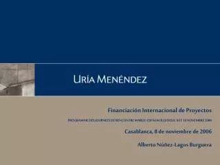 Financiación Internacional de Proyectos PROGRAMME DES JOURNEES DE RENCONTRE MAROC-ESPAGNOLES DES 8, 9 ET 10 NOVEMBRE 20