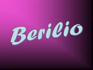 Berilio