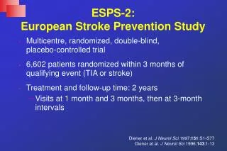 ESPS-2: European Stroke Prevention Study