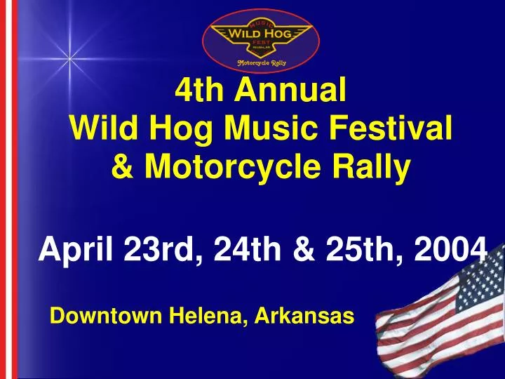4th annual wild hog music festival motorcycle rally