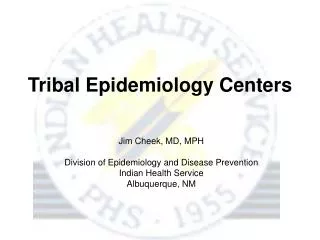 Tribal Epidemiology Centers