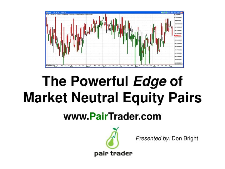 the powerful edge of market neutral equity pairs