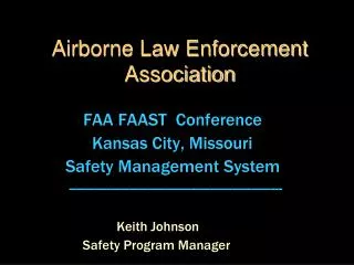 Airborne Law Enforcement Association