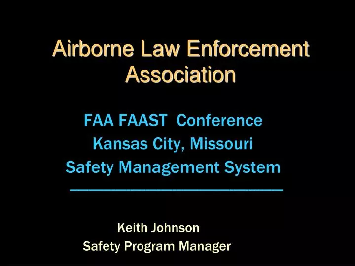 airborne law enforcement association