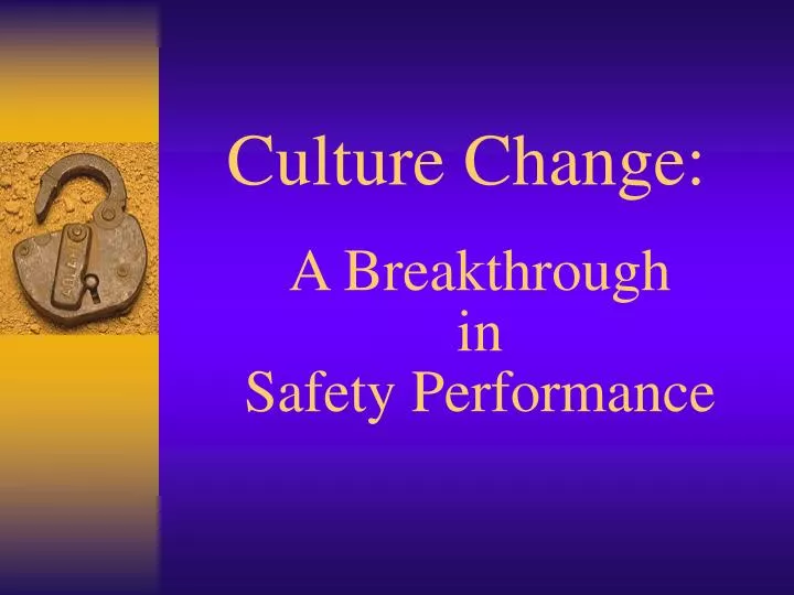 culture change