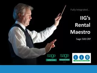 IIG’s Rental Maestro