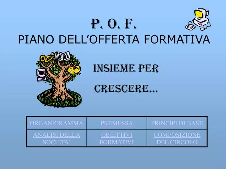 p o f piano dell offerta formativa