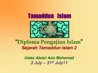 Tamaddun	 Islam