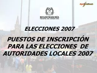 ELECCIONES 2007