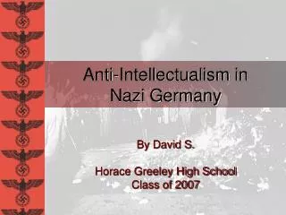 Anti-Intellectualism in Nazi Germany