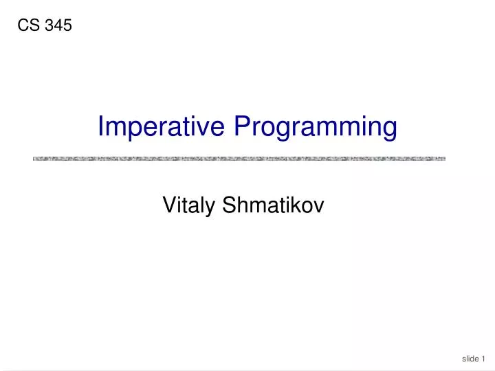 imperative programming