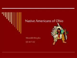 Native Americans of Ohio