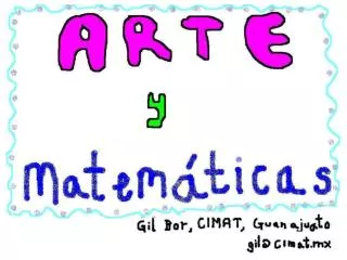 Matemáticas en Arte
