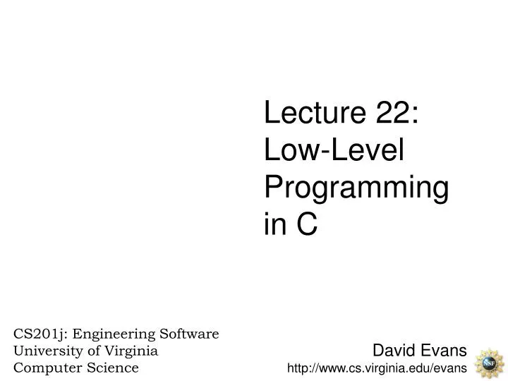 david evans http www cs virginia edu evans