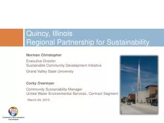 Quincy, Illinois Regional Partnership for Sustainability