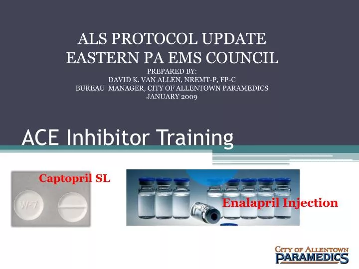 ace inhibitor training