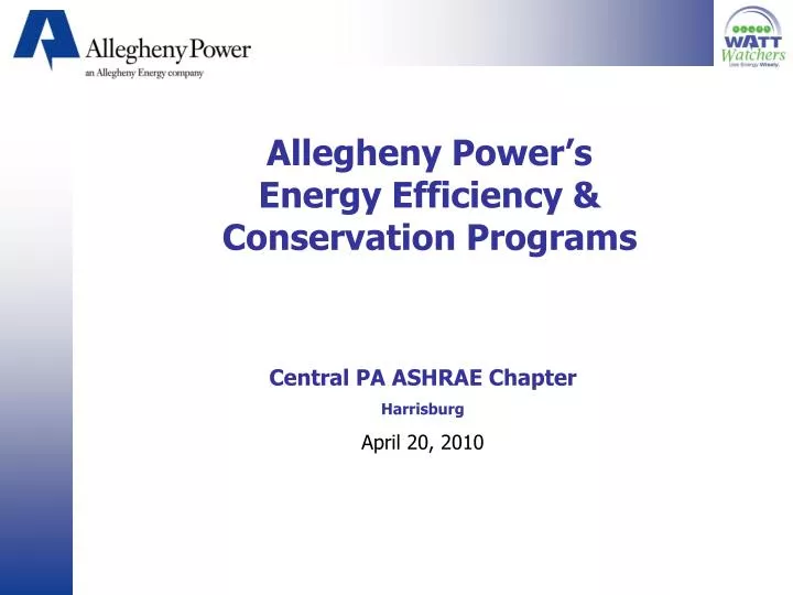 allegheny power s energy efficiency conservation programs