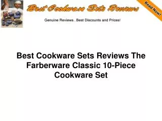 Best Cookware Set Reviews The Farberware Classic 10-Piece Co