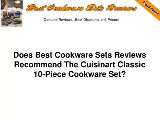 Cuisinart Classic 10-Piece Cookware Set