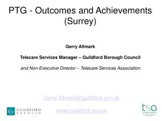 PTG - Outcomes and Achievements (Surrey)