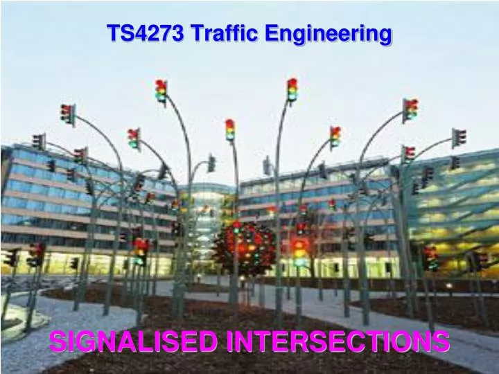 signalised intersections