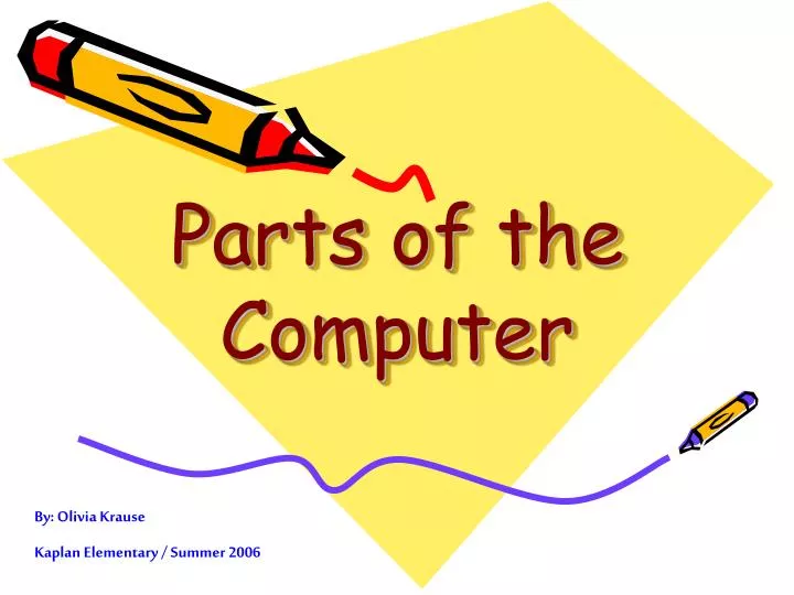 parts of the computer