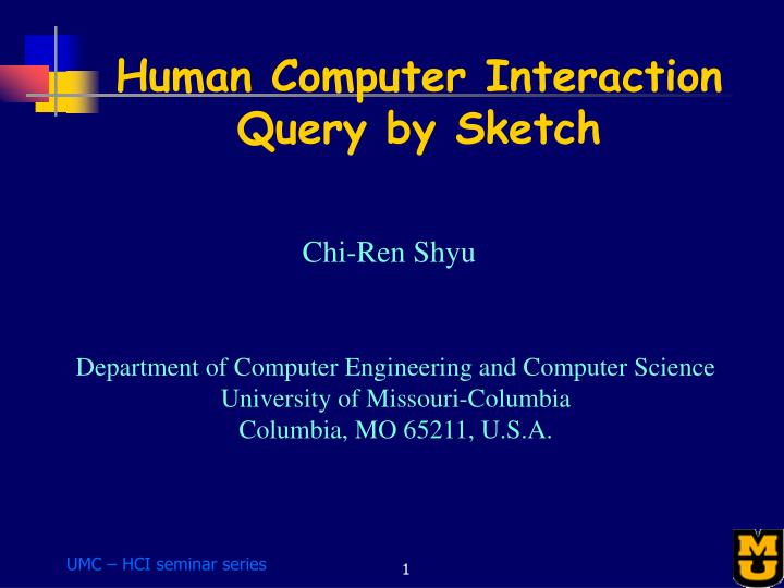 human computer interaction query by sketch