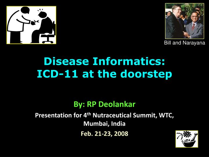 disease informatics icd 11 at the doorstep
