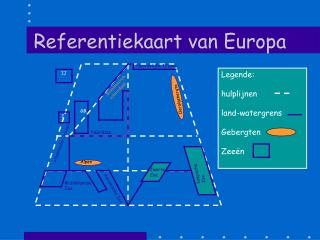 Referentiekaart van Europa