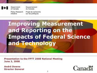 Improving Measurement and Reporting on the Impacts of Federal Science and Technology
