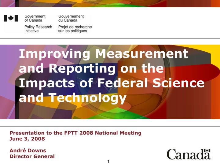 improving measurement and reporting on the impacts of federal science and technology