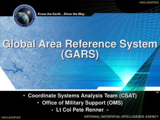 Global Area Reference System (GARS)