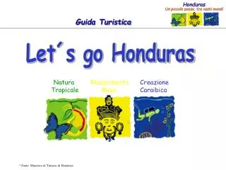 Let´s go Honduras