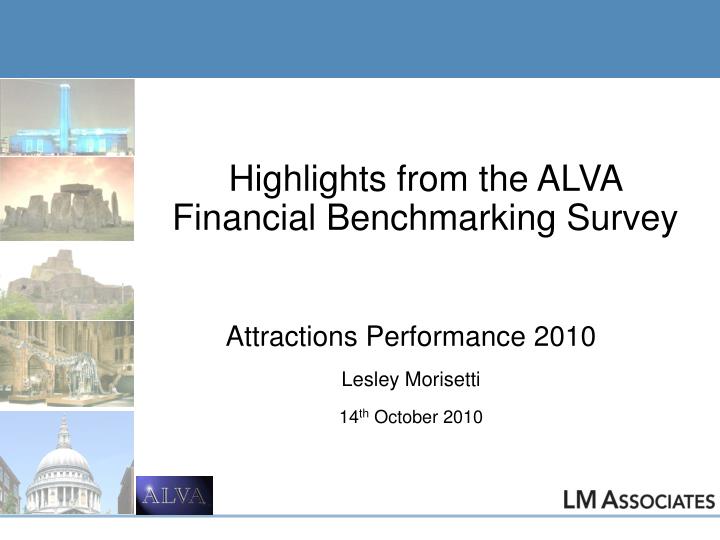 highlights from the alva financial benchmarking survey