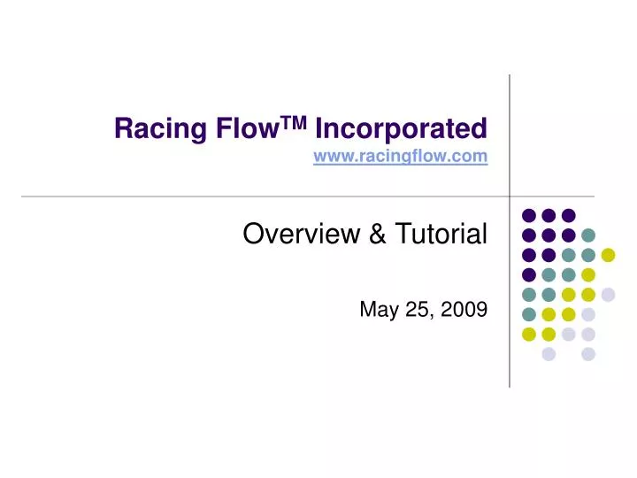 racing flow tm incorporated www racingflow com