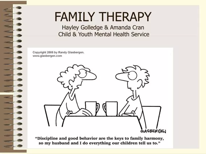 family therapy hayley golledge amanda cran child youth mental health service