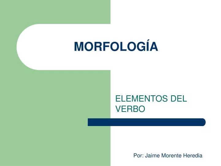 morfolog a