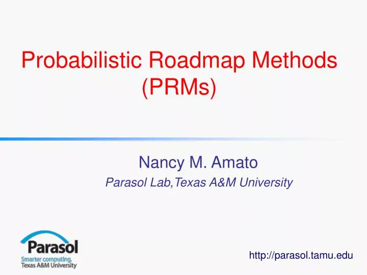 probabilistic roadmap methods prms