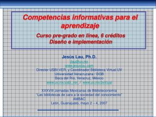 Competencias informativas para el aprendizaje