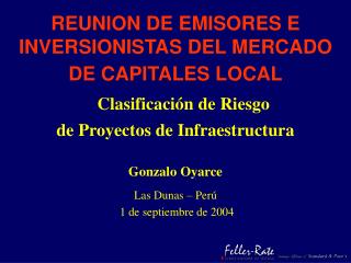 REUNION DE EMISORES E INVERSIONISTAS DEL MERCADO DE CAPITALES LOCAL