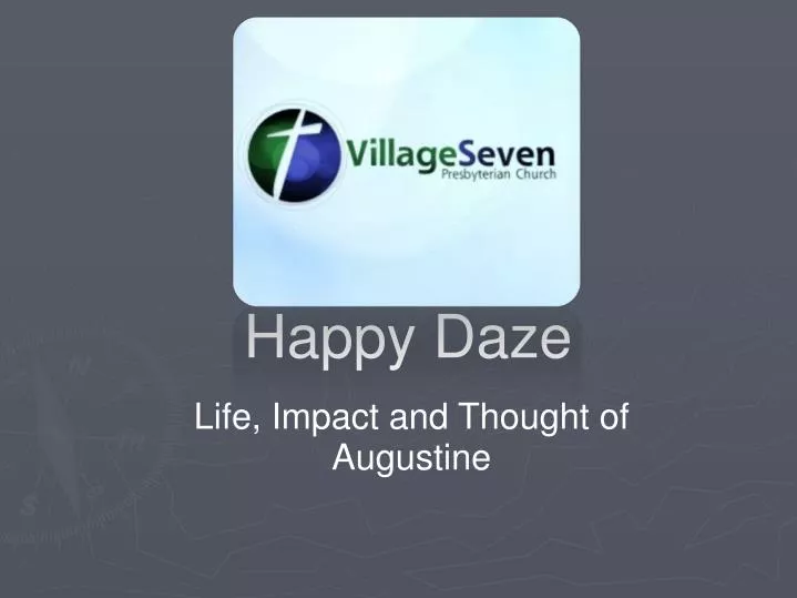 life impact and thought of augustine