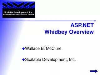 ASP.NET Whidbey Overview