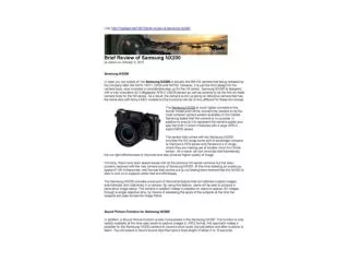 Brief Review of Samsung NX200(1Gadget.net)