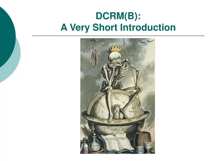 dcrm b a very short introduction