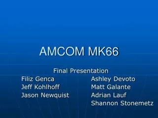 AMCOM MK66